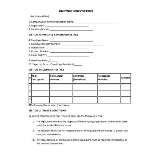 Food Machinery Handover Checklist: Spare Parts and Documentation